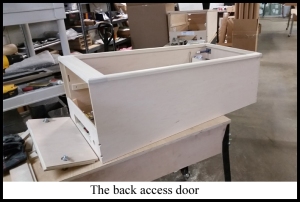 whitewood back access panel